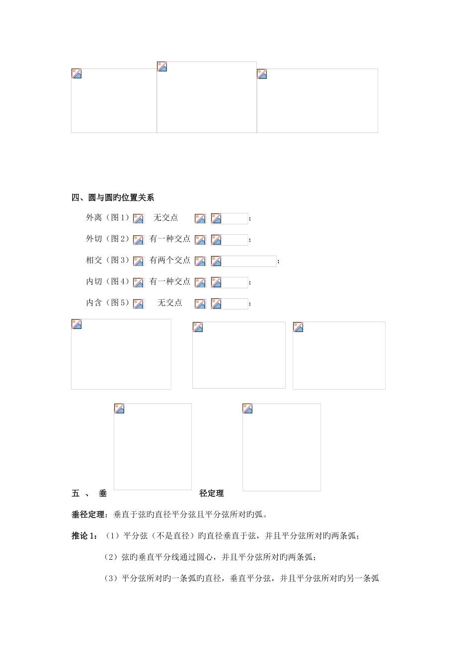 2025年苏科版初三圆章节知识点复习专题_第2页