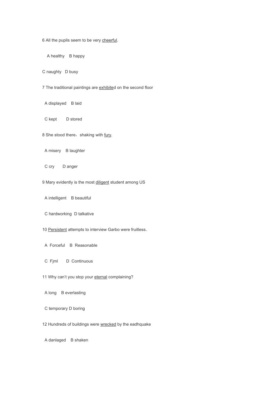 2025年职称英语等级考试试题及答案解析理工类B级_第2页
