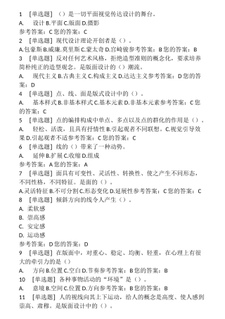 自学考试学习资料：版面设计
