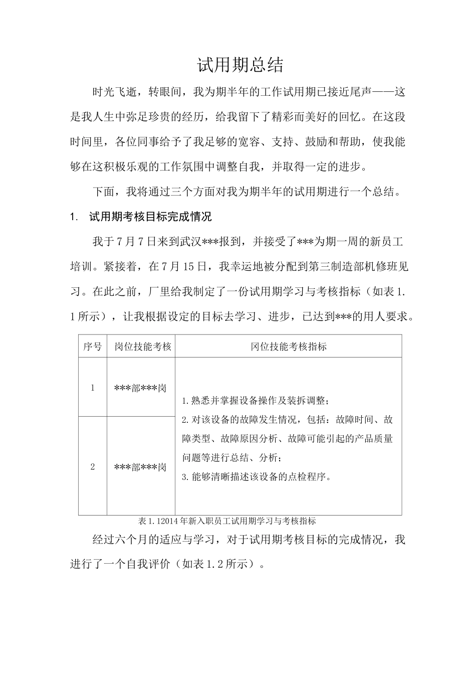 设备维修试用期工作总结_第1页