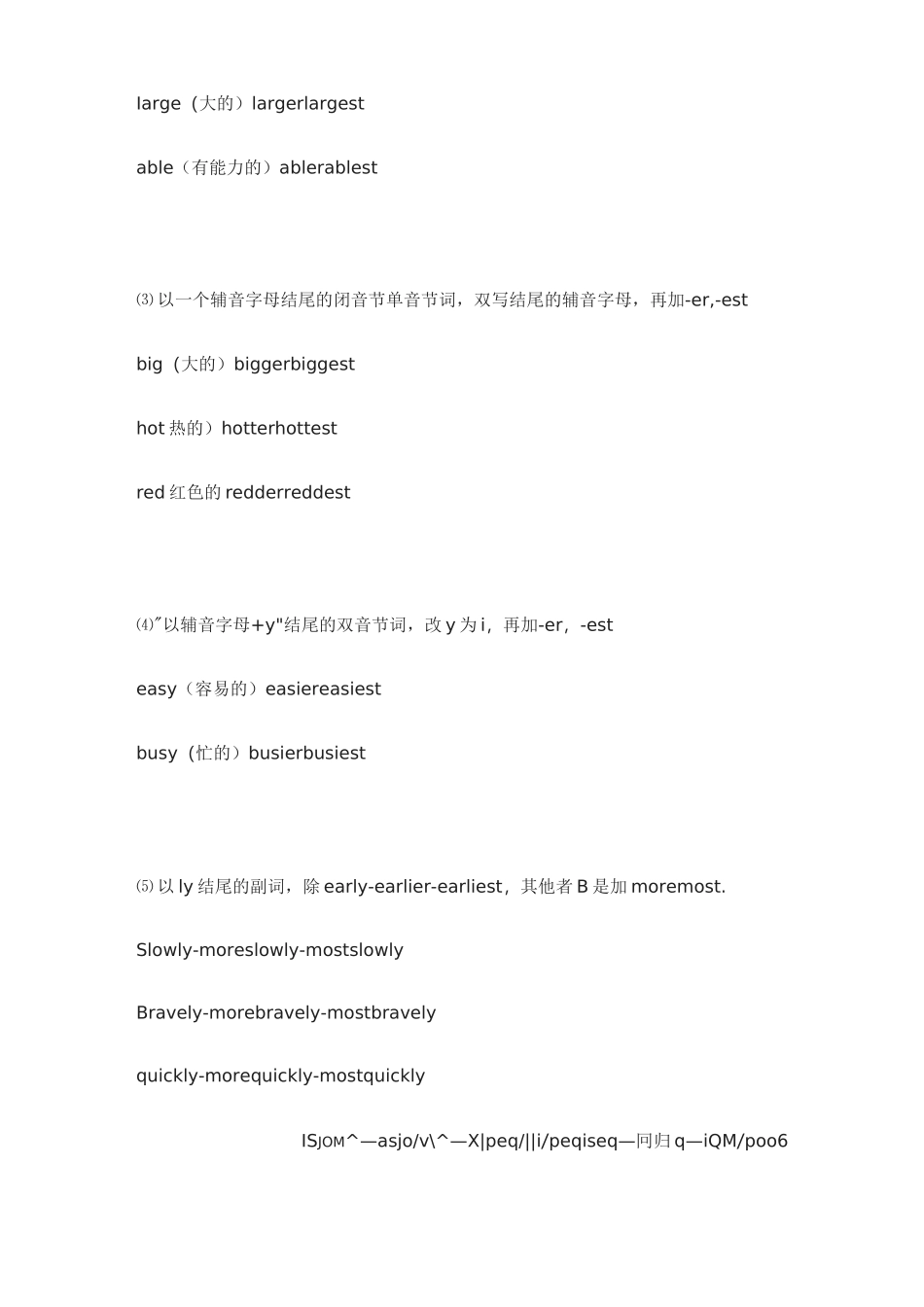 英语语法-形容词的比较级和最高级知识点汇总_第2页