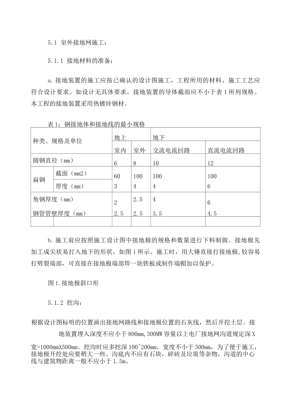 接地装置安装作业指导书_第3页