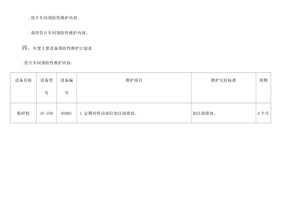 主要设备预防性维护计划_第2页