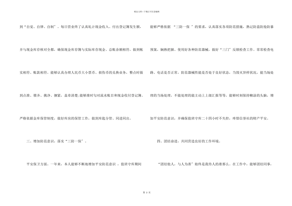 出纳年终述职报告_第2页