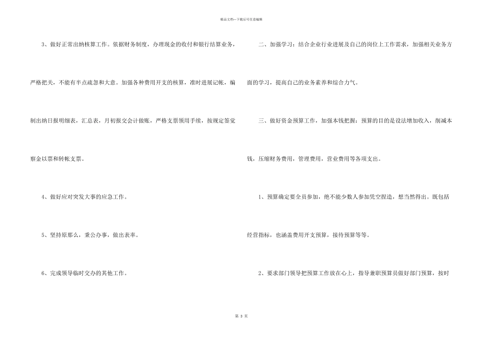 出纳的工作计划4篇_第3页