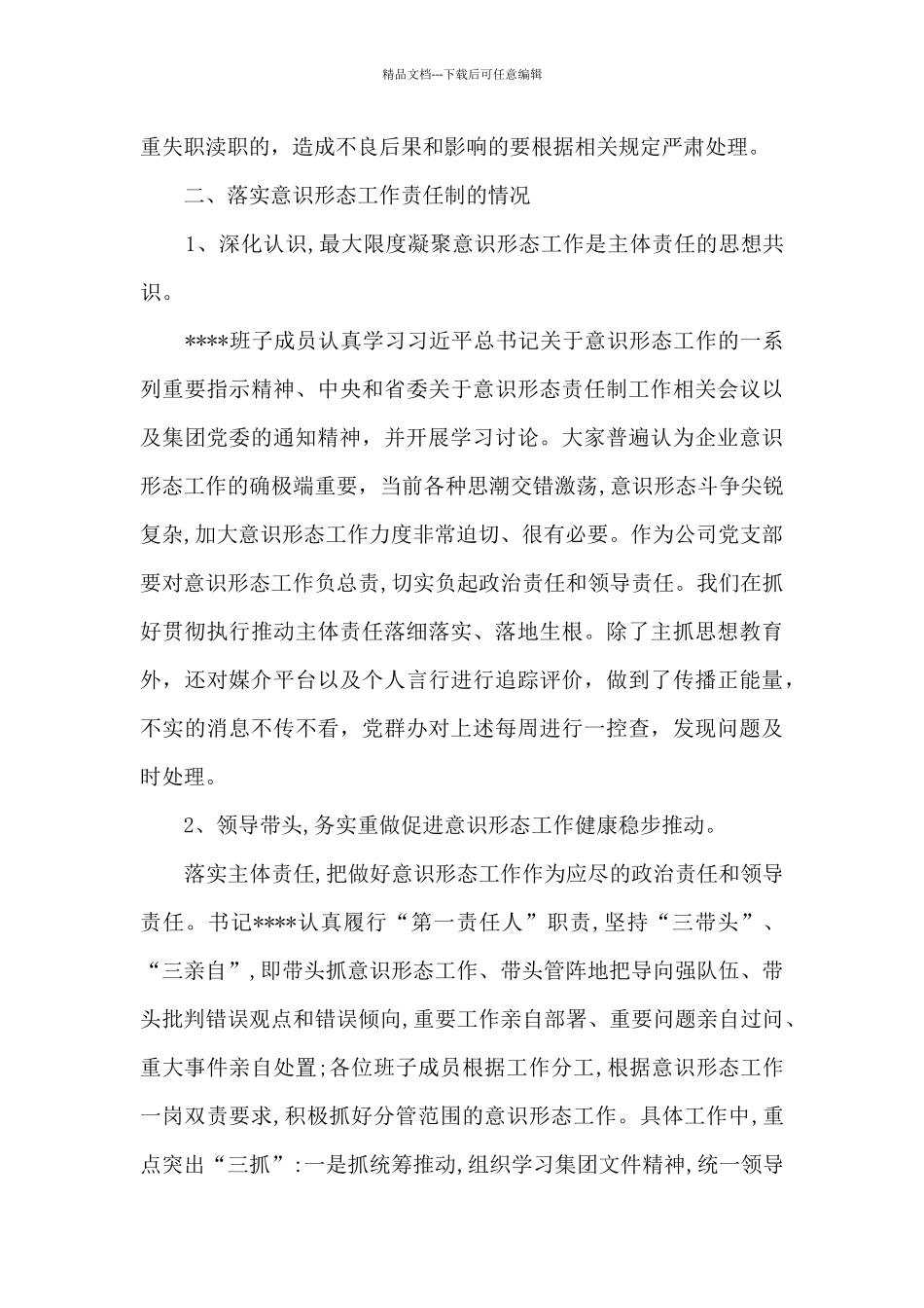 分公司党风廉政建设自检自查总结_第3页