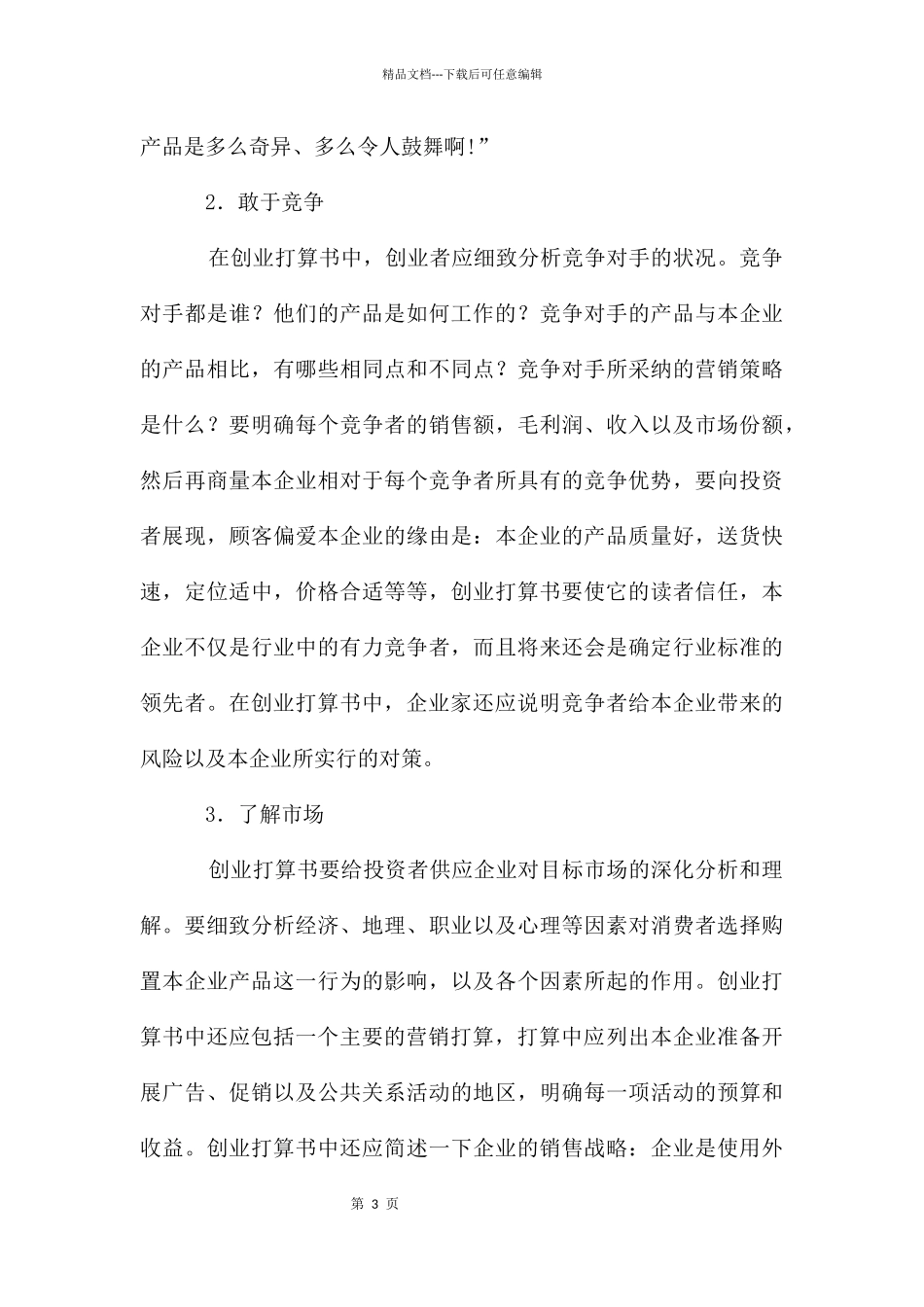 创业项目策划书_第3页