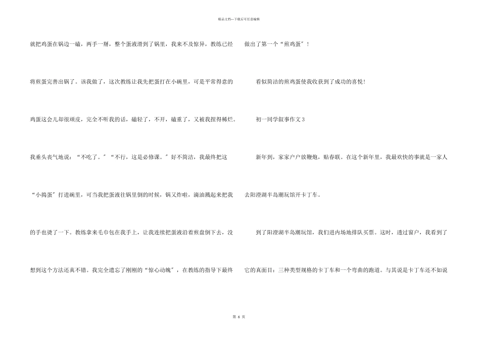 初一学生叙事6篇_第3页