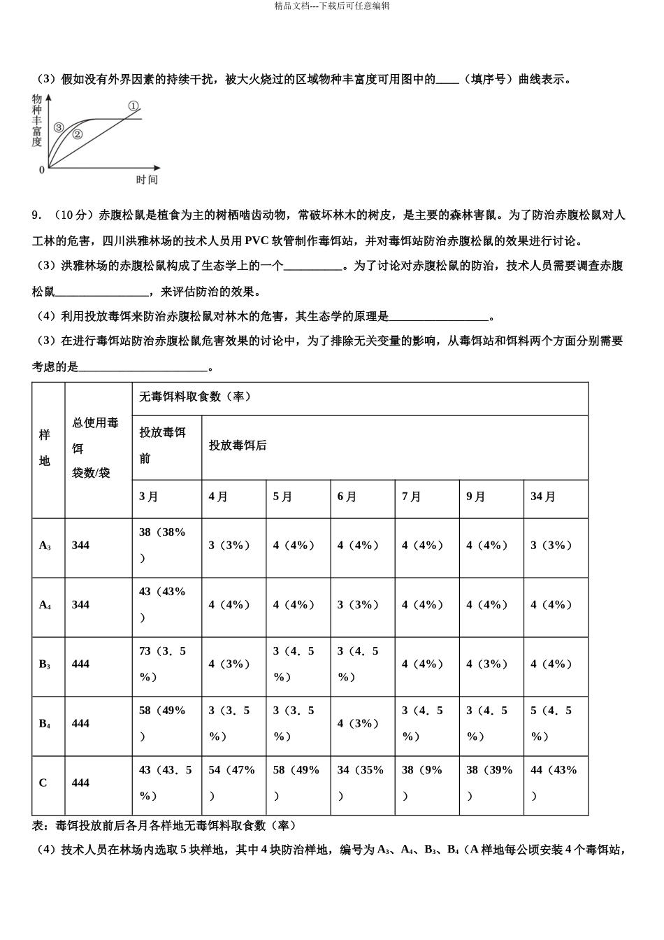 北京市西城区第十四中高三第二次模拟考试生物试卷含解析_第3页
