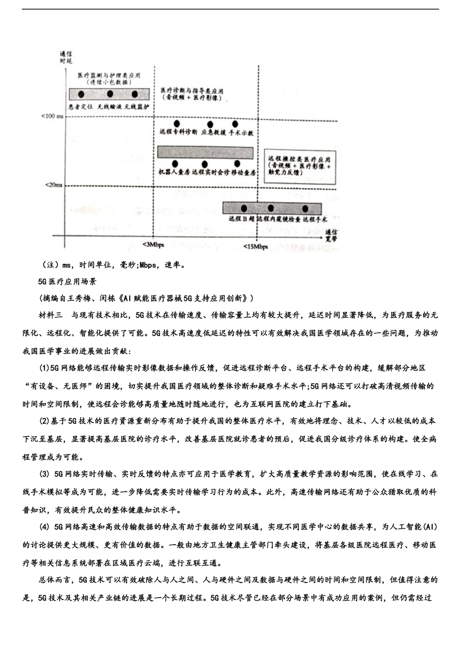 北京朝阳陈经纶中学高三第三次测评语文试卷含解析_第2页