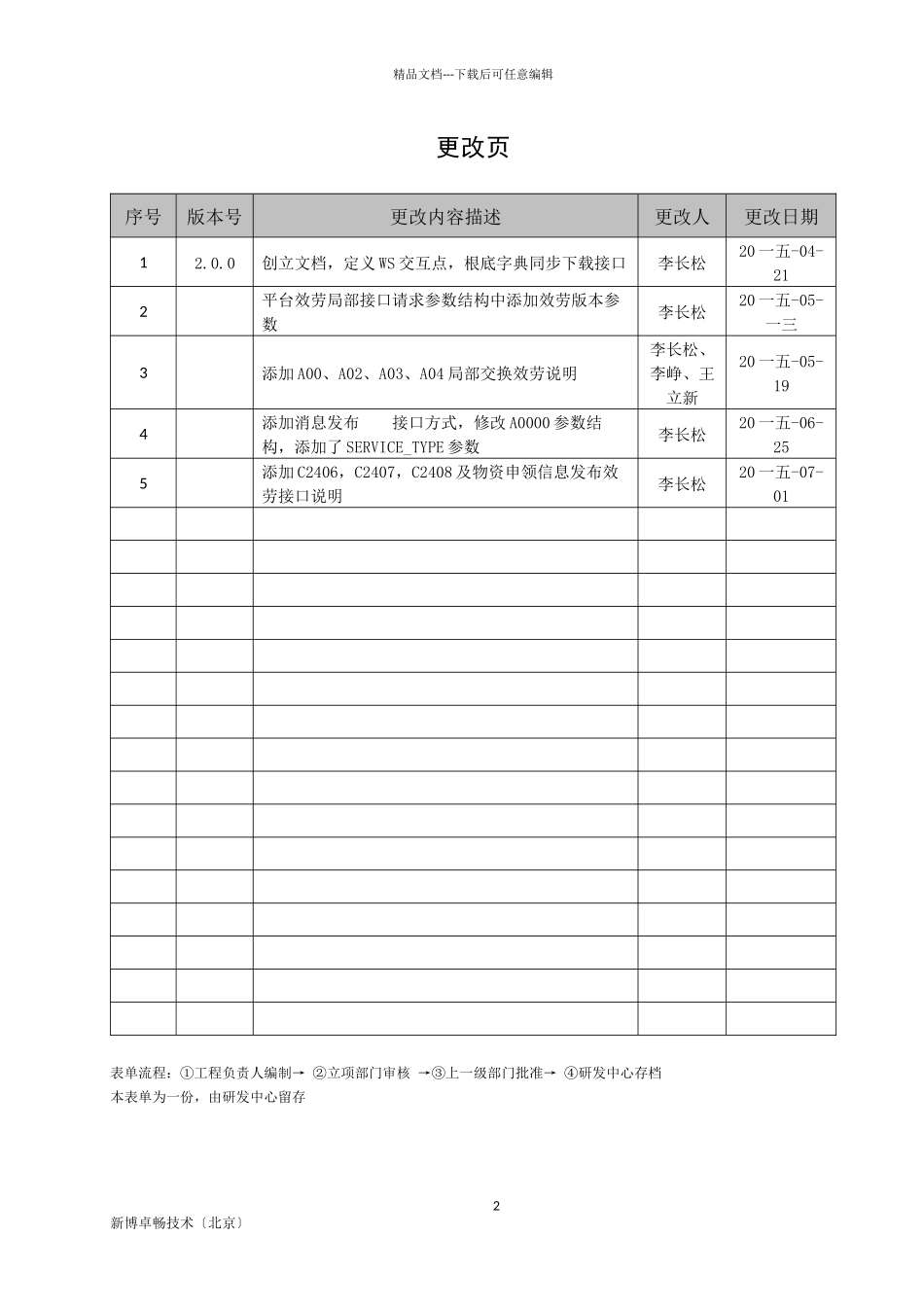 医院信息平台业务系统接口规范范本_第2页