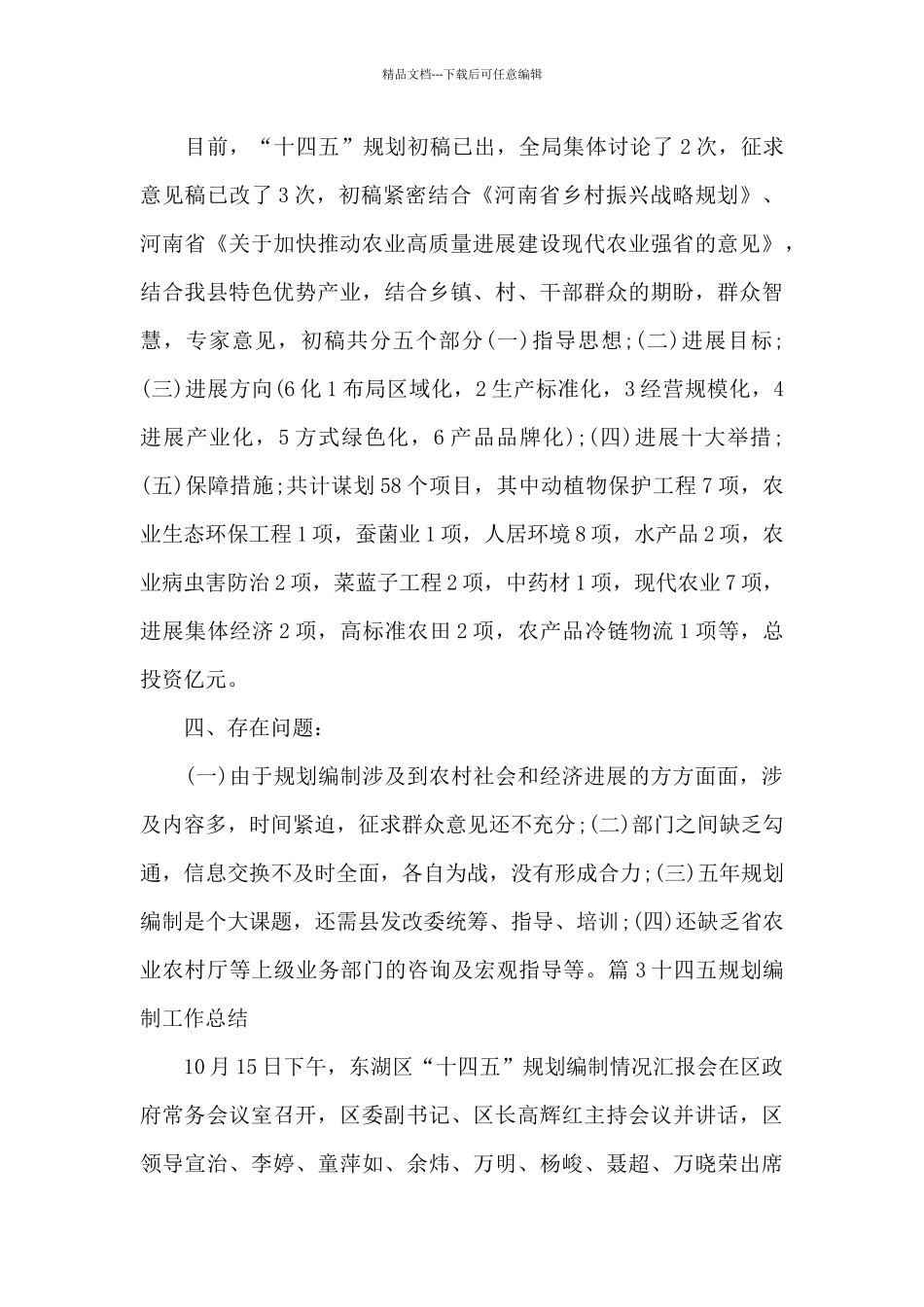 十四五规划编制工作总结_第3页