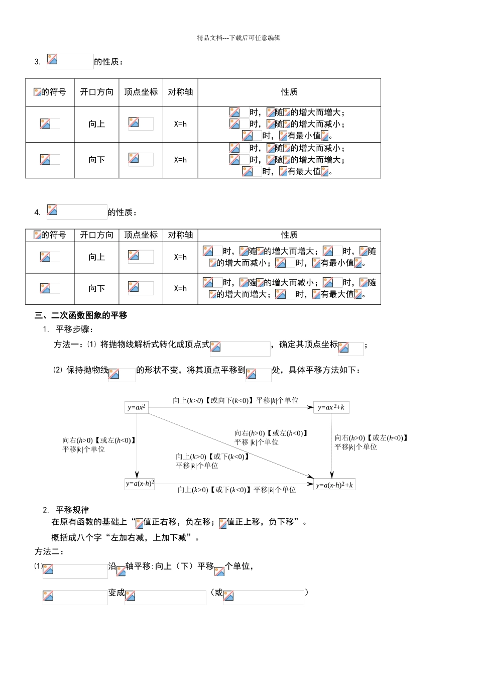 华师大版九年级下册数学知识点总结_第2页