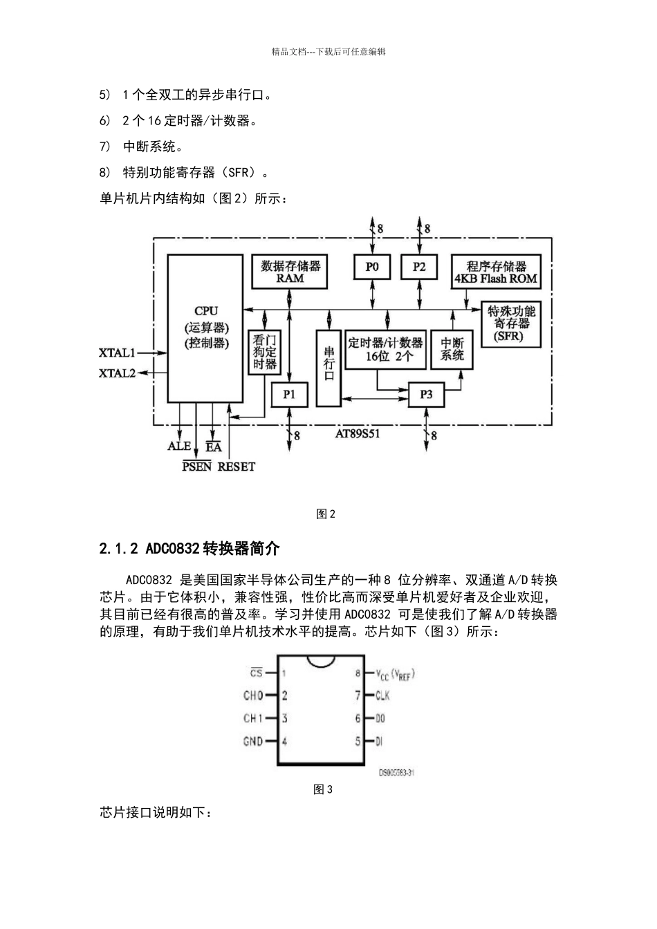 单片机数字电压表设计LED显示含C源代码_第3页