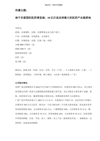 南宁东盟国际医药博览城