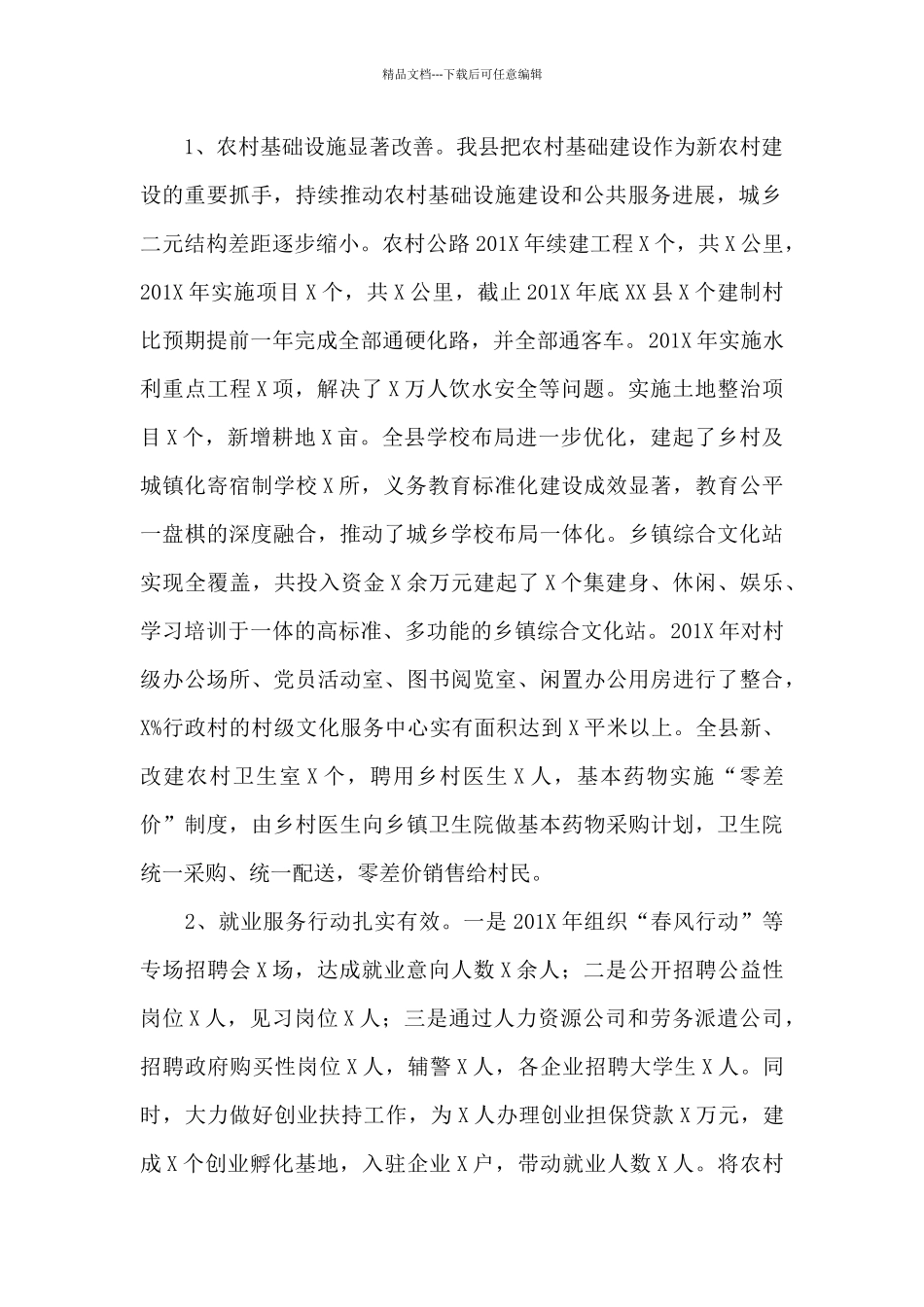 县2024年实施乡村振兴战略调研报告_第2页
