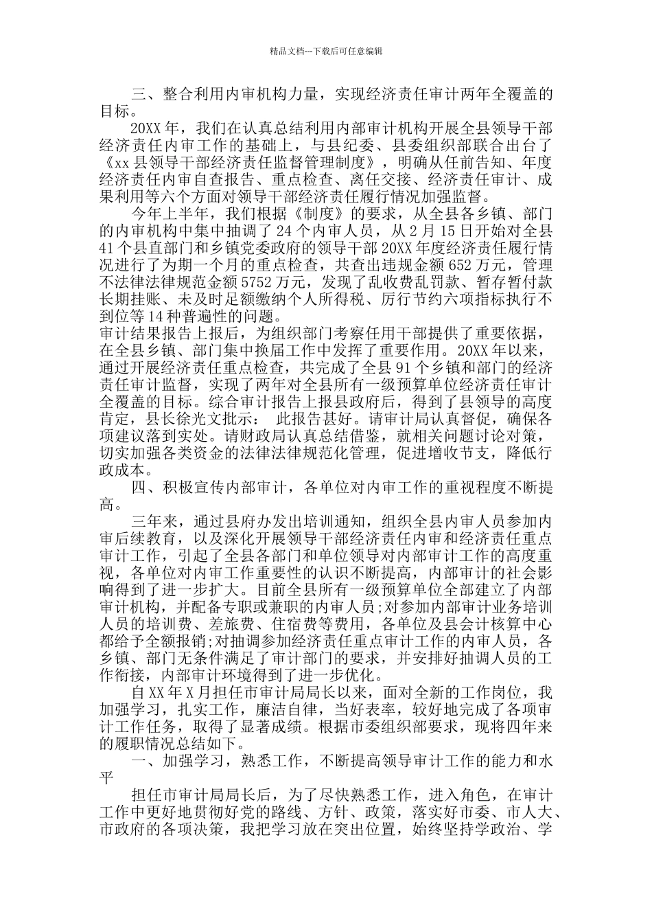 县级审计部个人工作总结_第2页