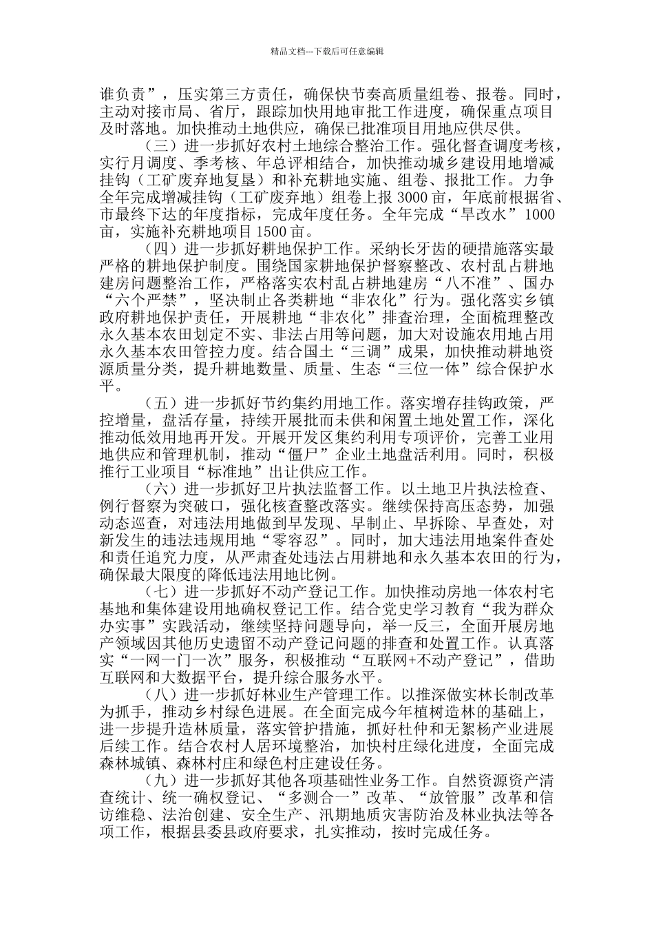 县自然资源和规划局上半年重点工作总结_第3页