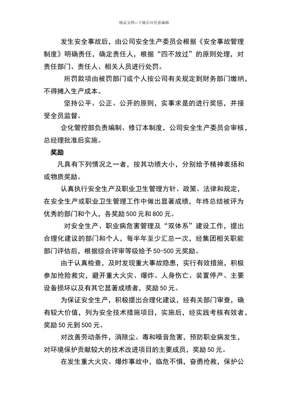 双体系建设考核奖惩管理制度_第2页