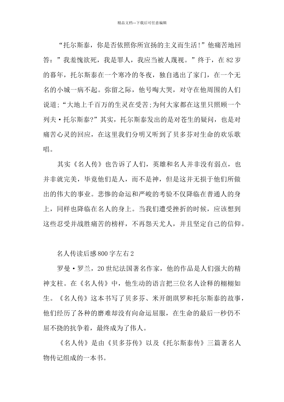 名人传读后感800字左右5篇_第3页