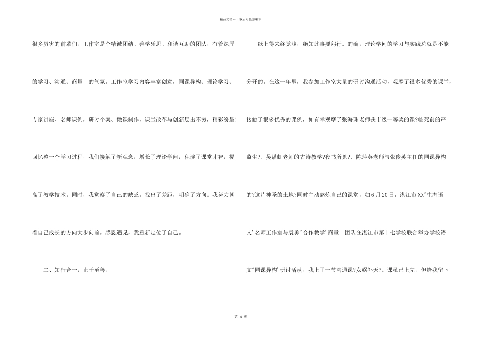 名教师工作室成员个人工作总结_第2页