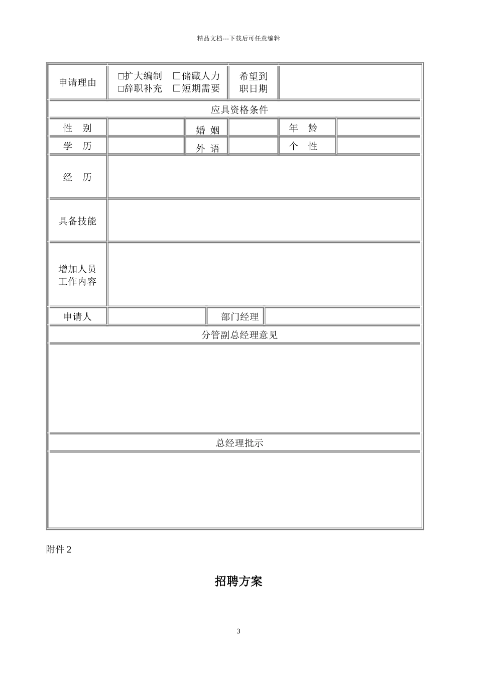 员工招聘录用管理规定_第3页