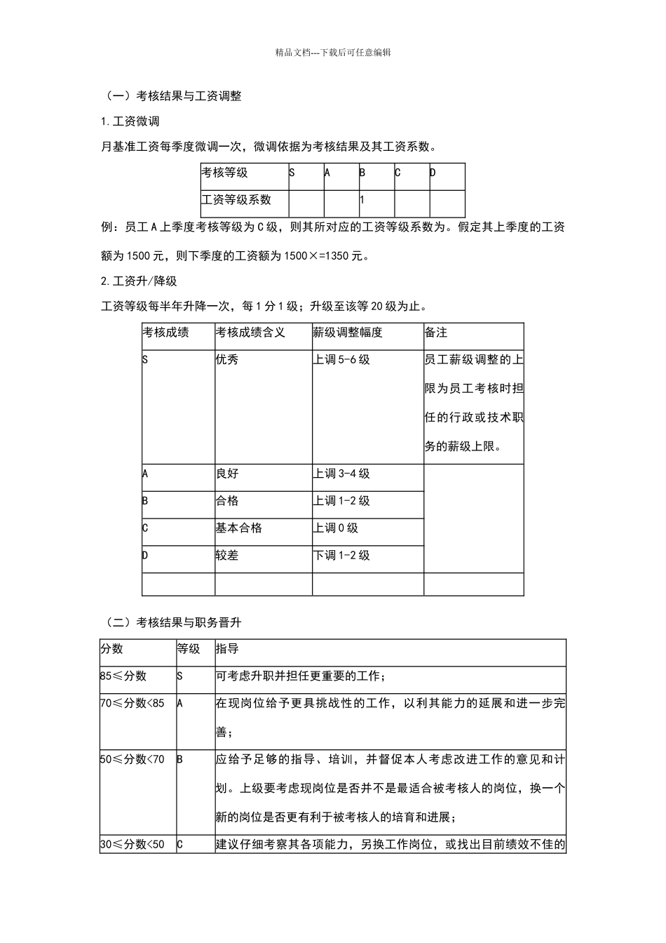 员工考核激励方案_第3页