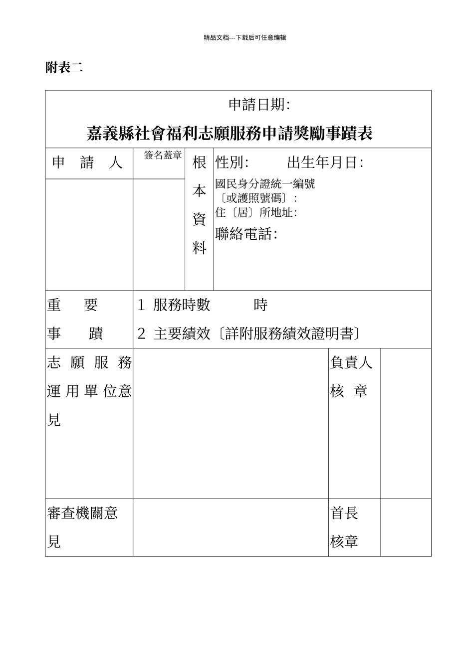 嘉义县社会福利志愿服务奖励办法_第3页