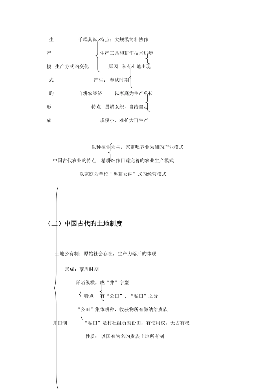 2025年修订岳麓版历史必修二全册知识框架_第2页