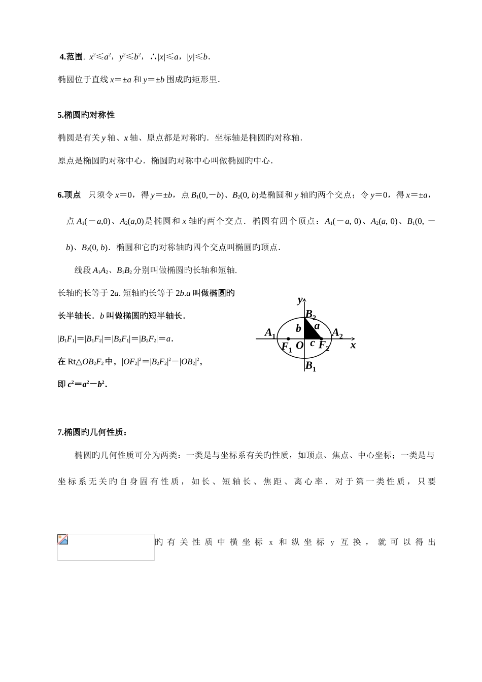 2025年椭圆知识点归纳总结和例题_第2页