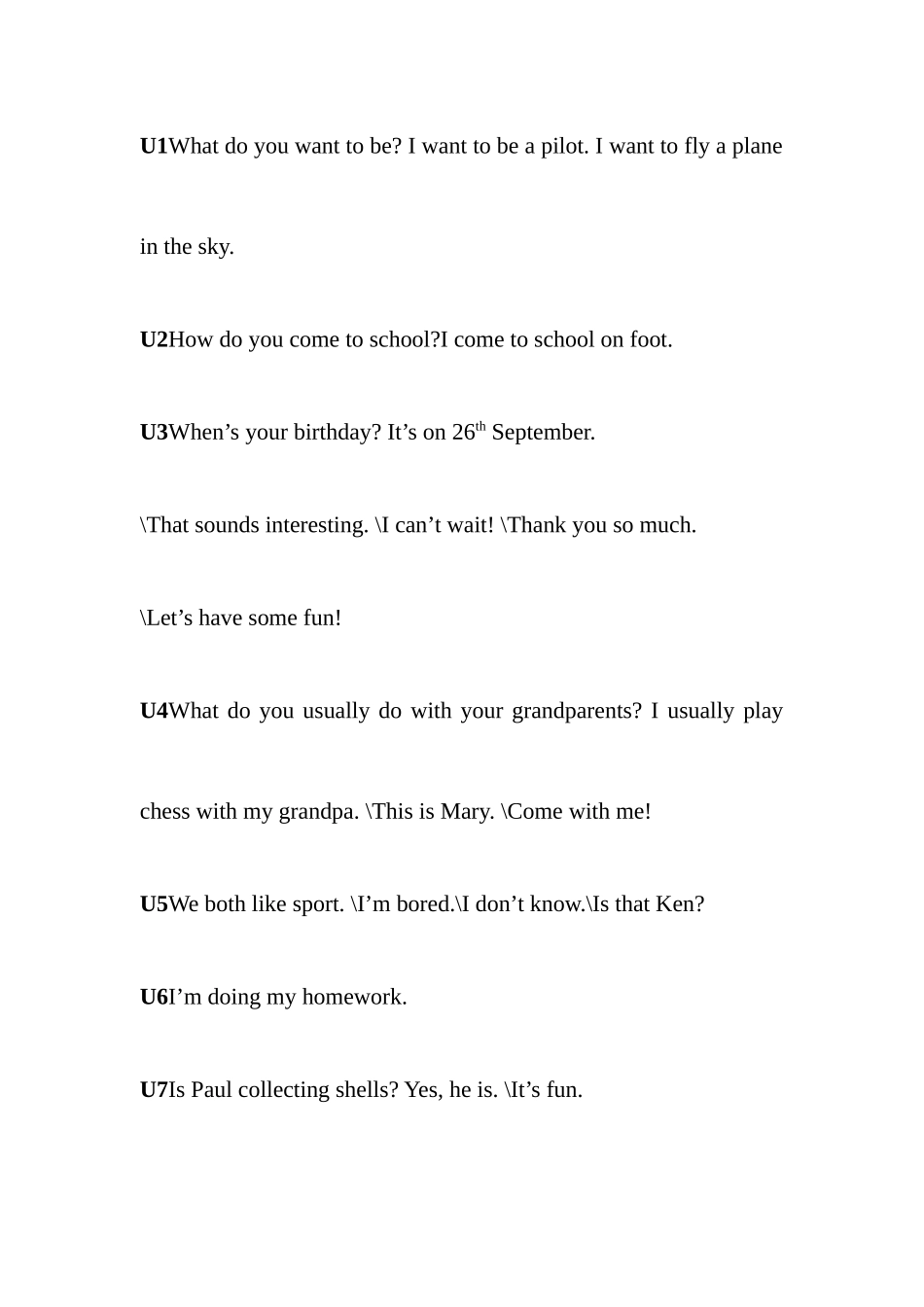 2025年沪教版小学英语5A单词句型知识点归纳_第3页