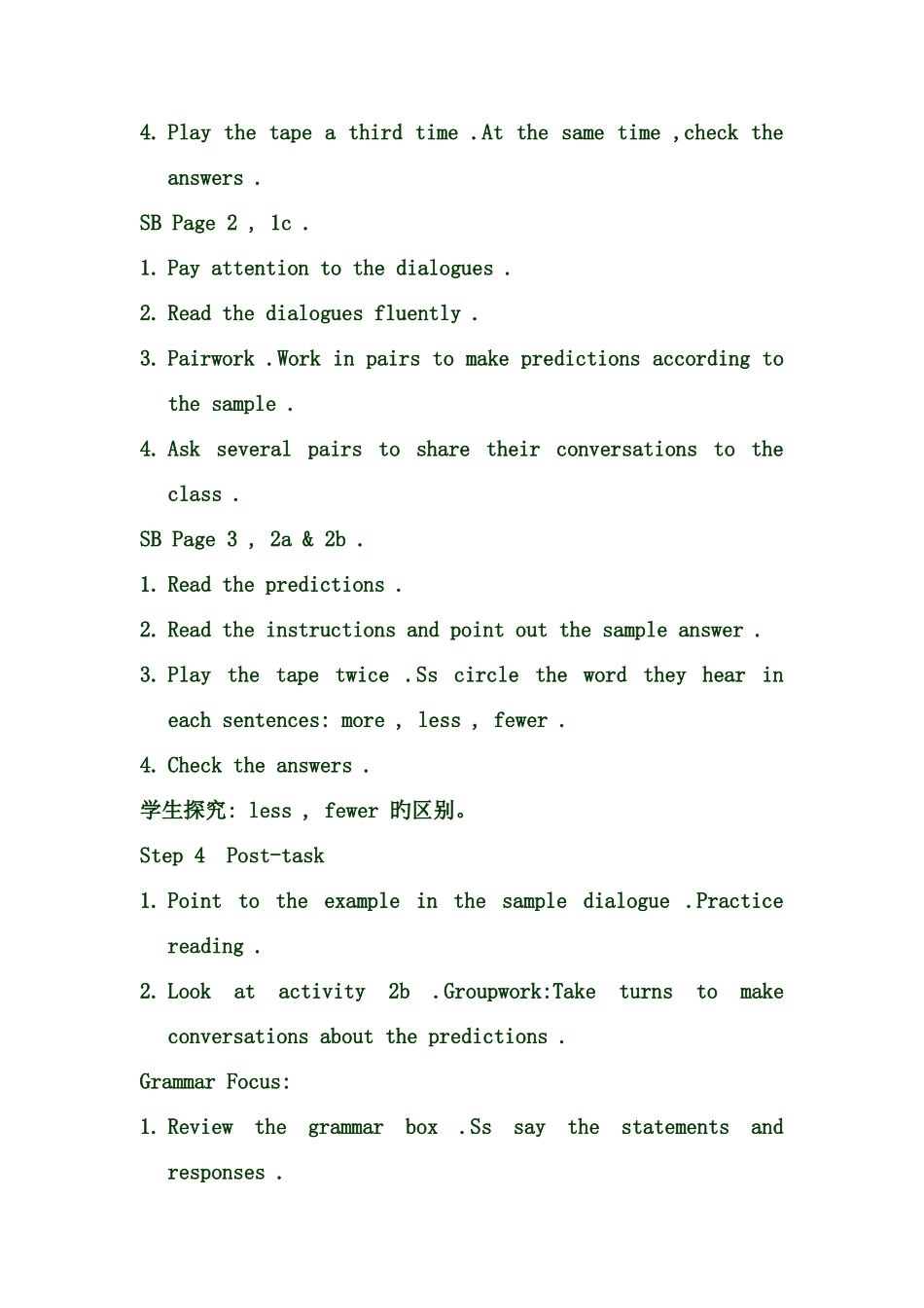 2025年新目标八年级英语下册全册教案_第3页
