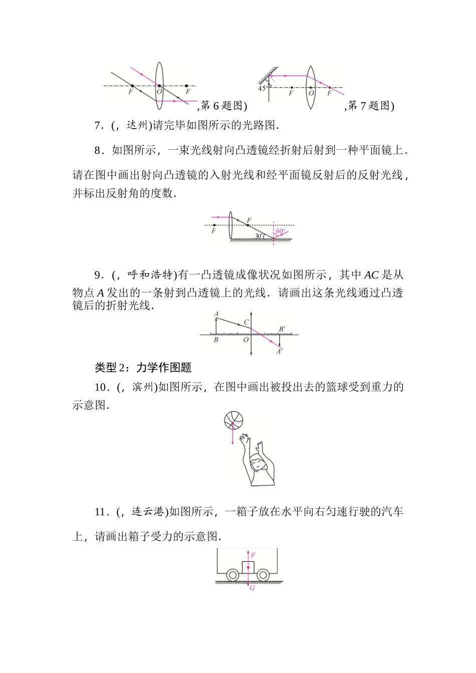 2025年中考物理考点专题复习训练_第2页