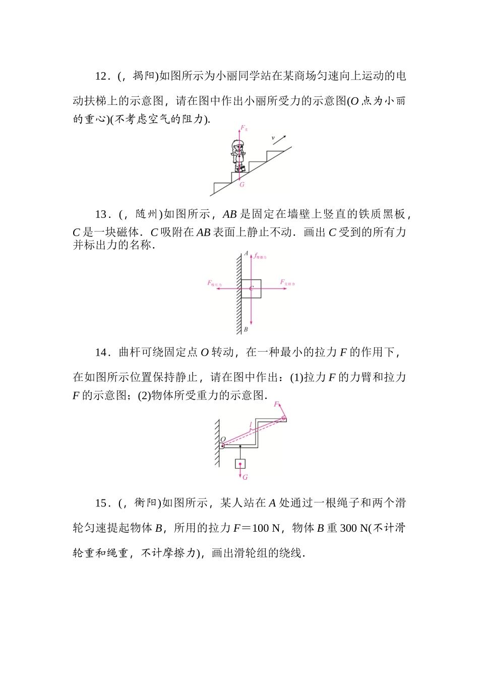 2025年中考物理考点专题复习训练_第3页