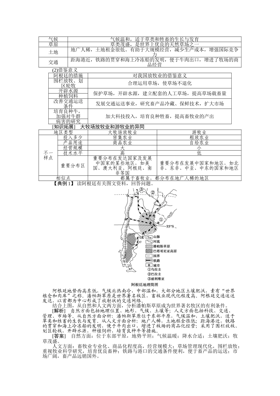 2025年高一地理下册章节知识点检测_第3页