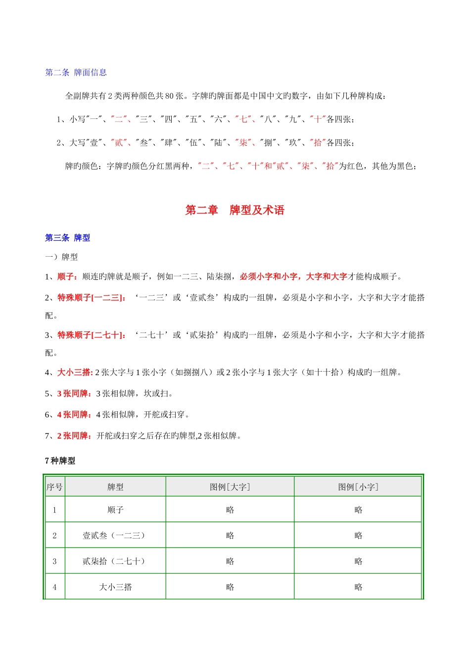 2025年桂林字牌竞赛规则_第2页