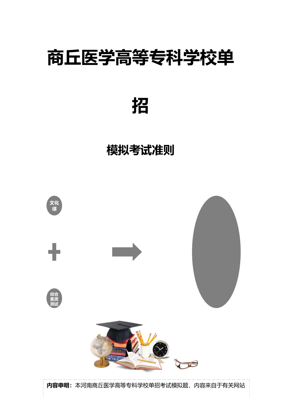 2025年河南商丘医学高等专科学校单招模拟题含解析_第3页