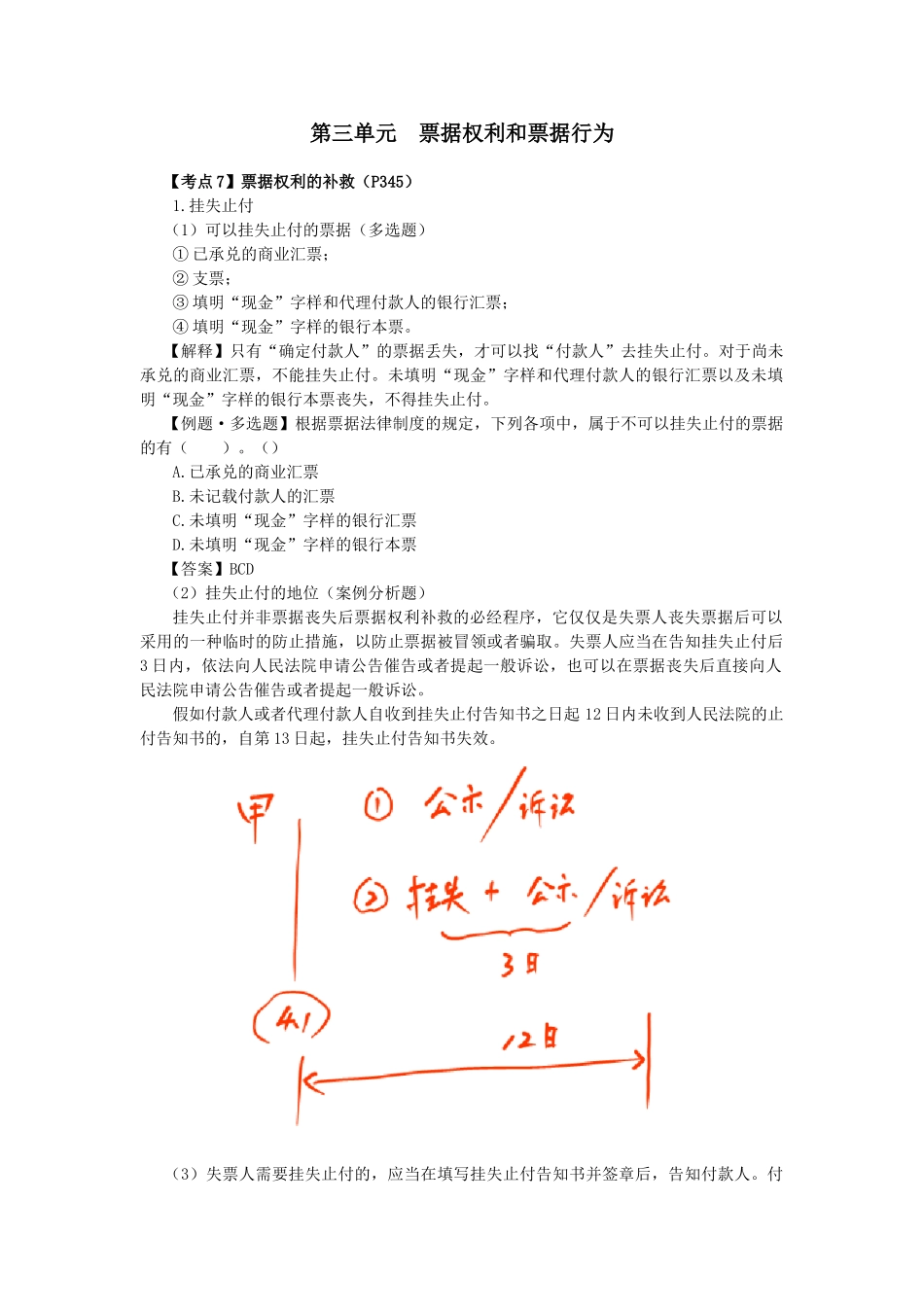 2025年注会考试经济法考点解读第09章票据与支付结算法律制度_第1页