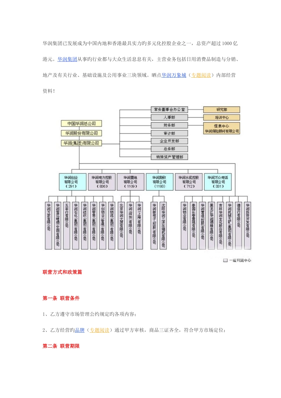 2025年华润万象城经营管理手册全套_第1页