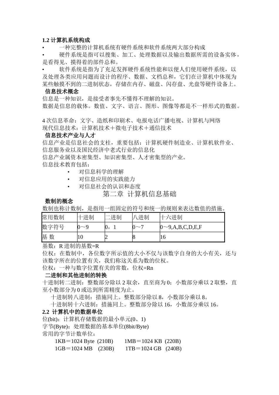 2025年大学计算机基础知识点总结_第2页