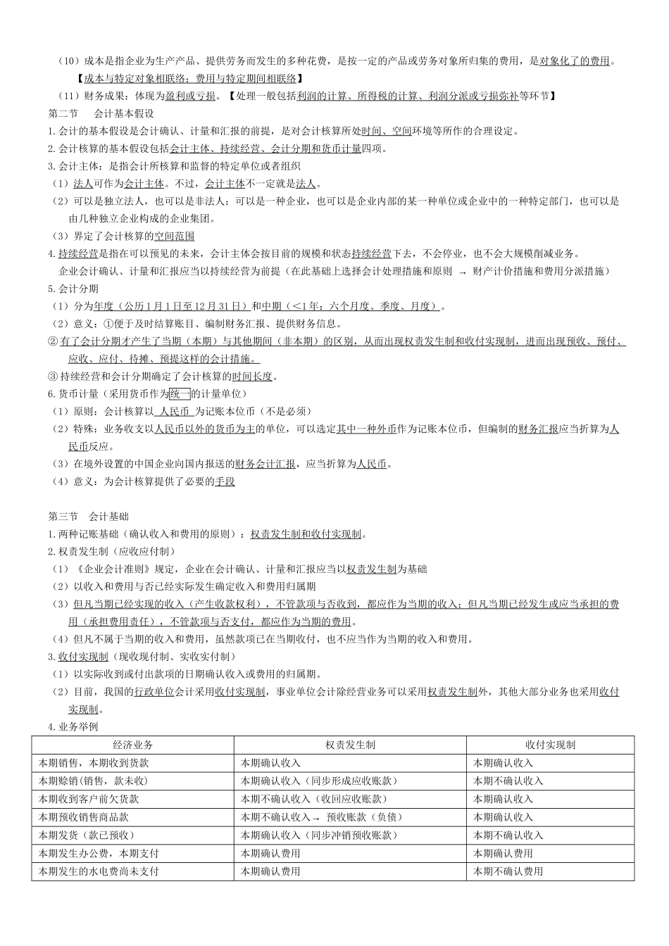 2025年会计基础总复习资料知识点整理演示教学_第3页