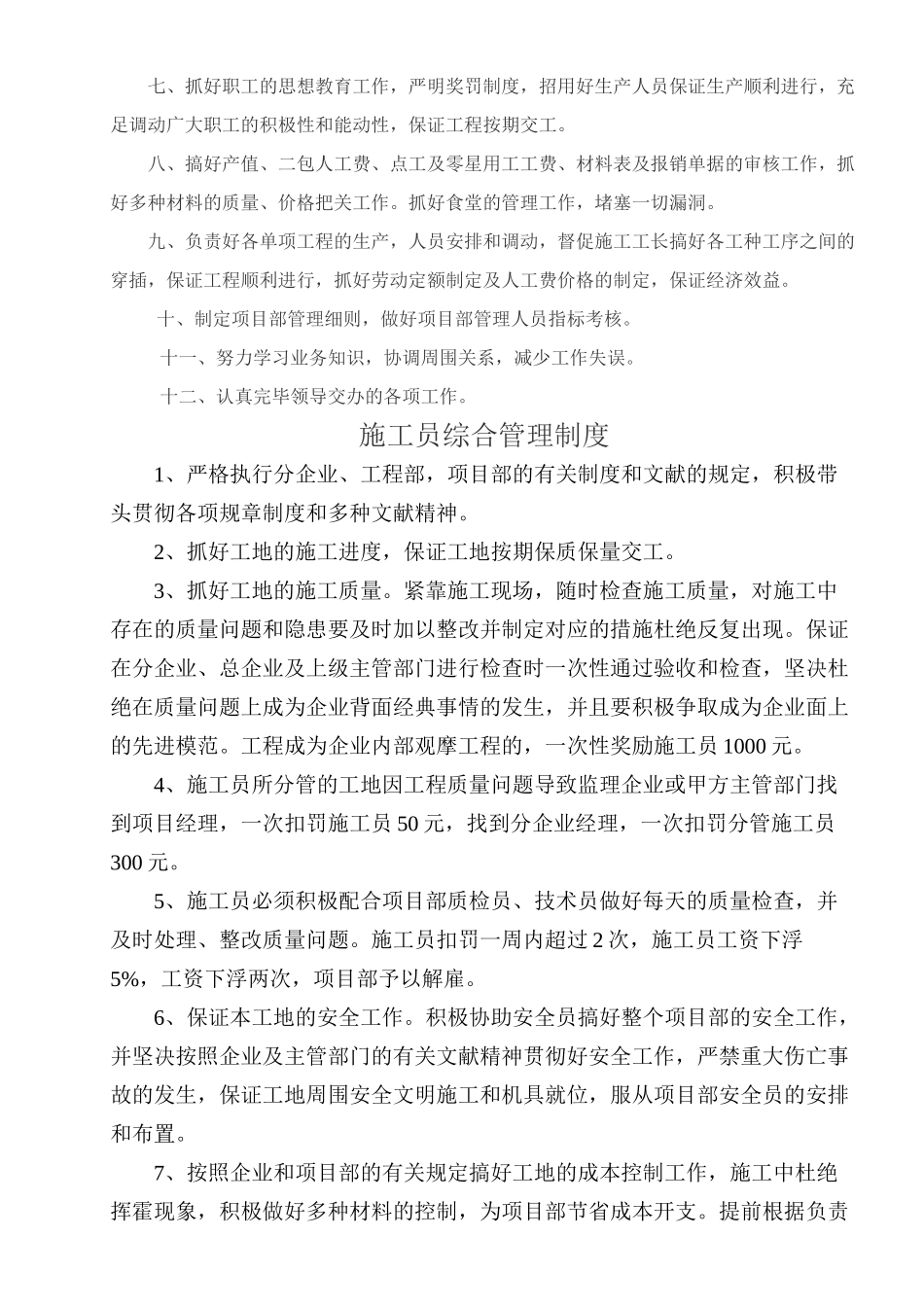 2025年工程项目部管理制度流程全套资料_第3页