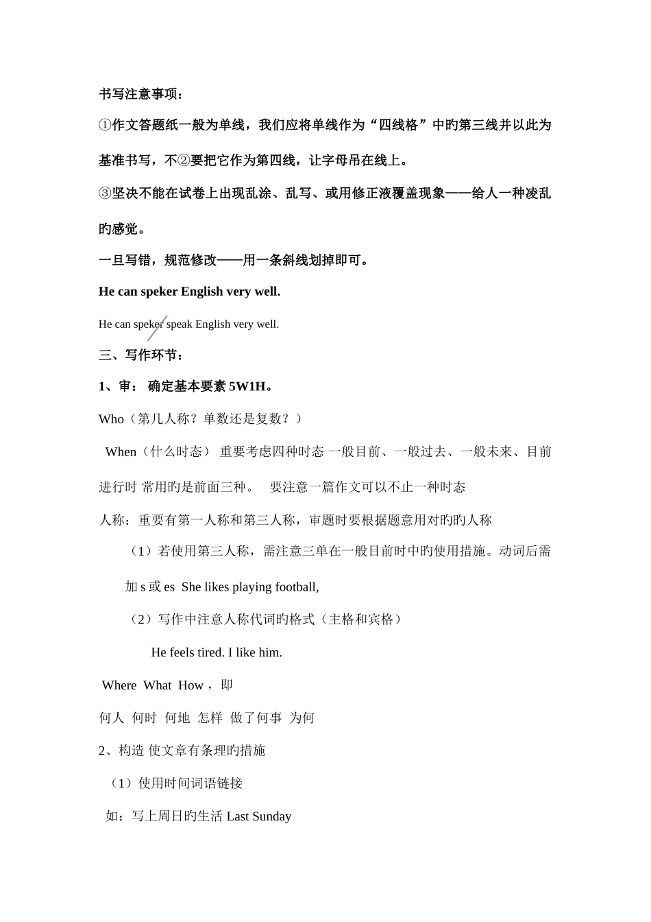 2025年小升初英语作文写作与指导_第2页