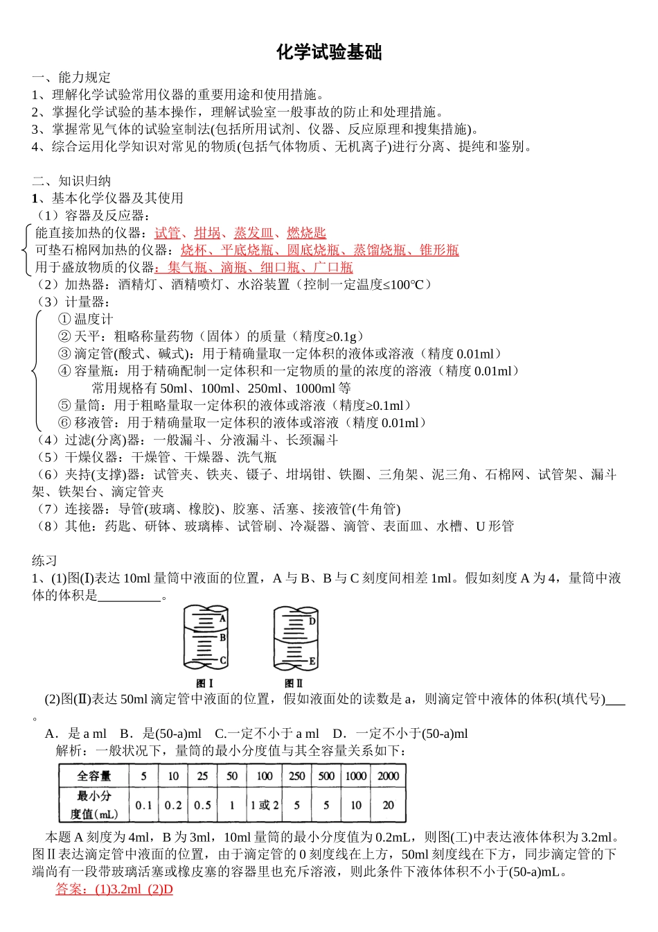 2025年高考化学实验题归纳汇总说课材料_第2页