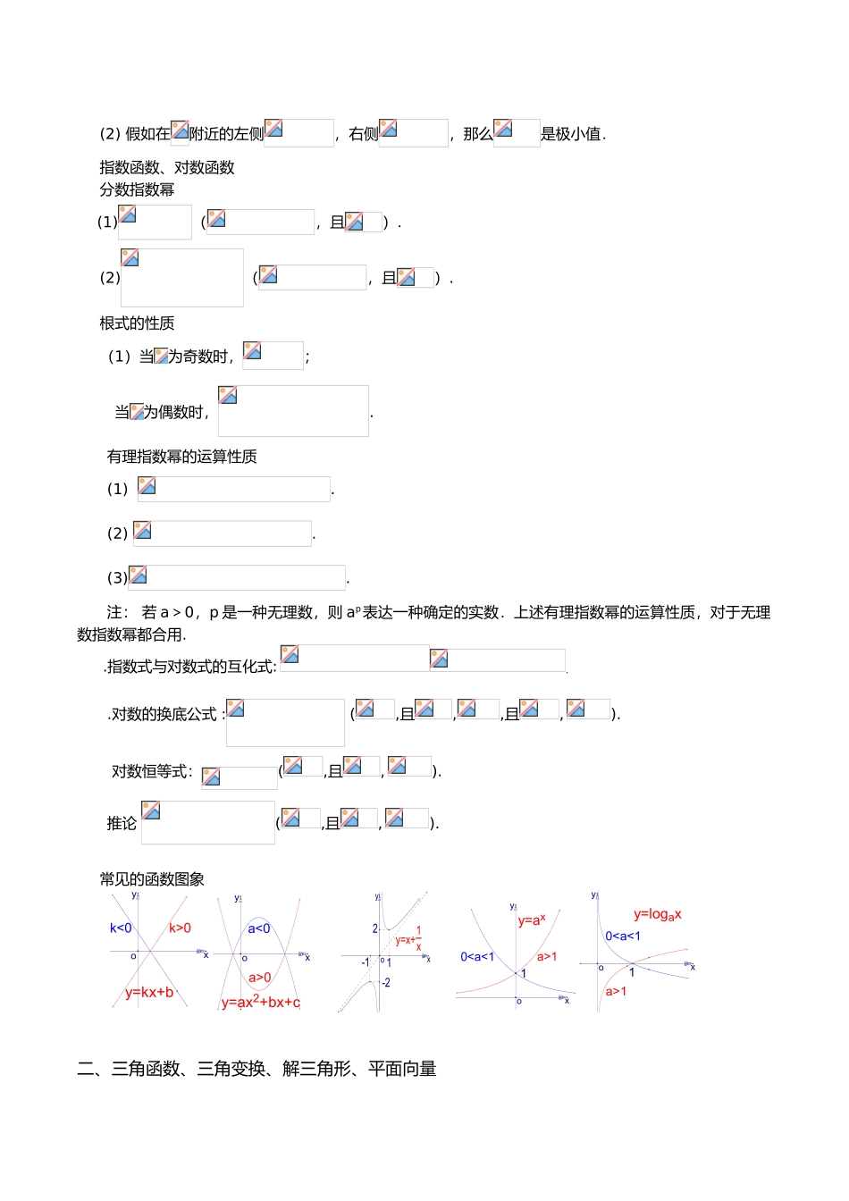 2025年高中文科数学公式及知识点总结大全_第2页