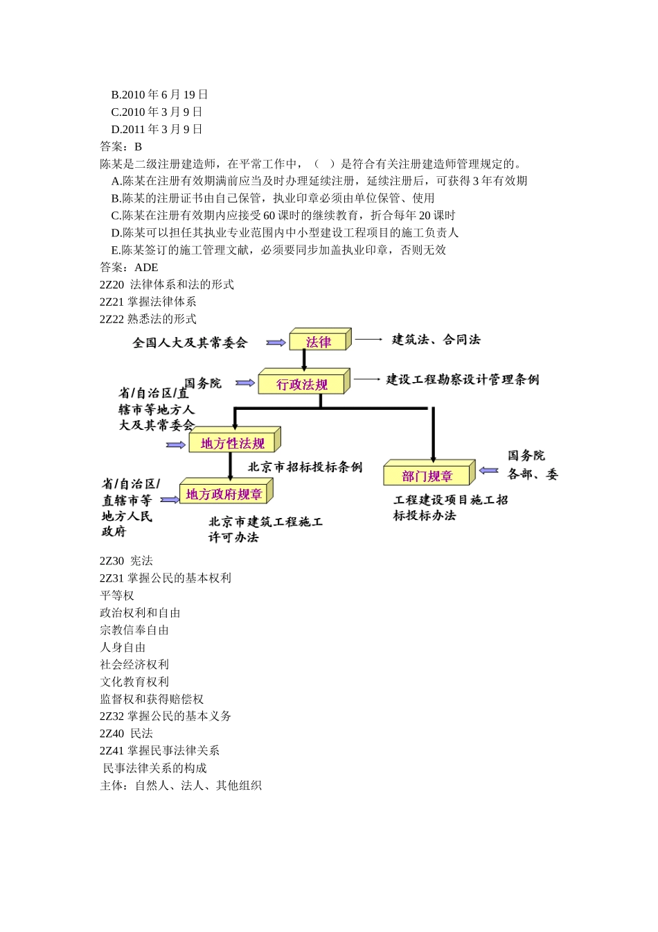 2025年二级建造师法规及相关知识重点内容_第2页