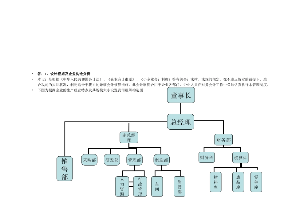 2025年电大会计制度设计论述题_第1页