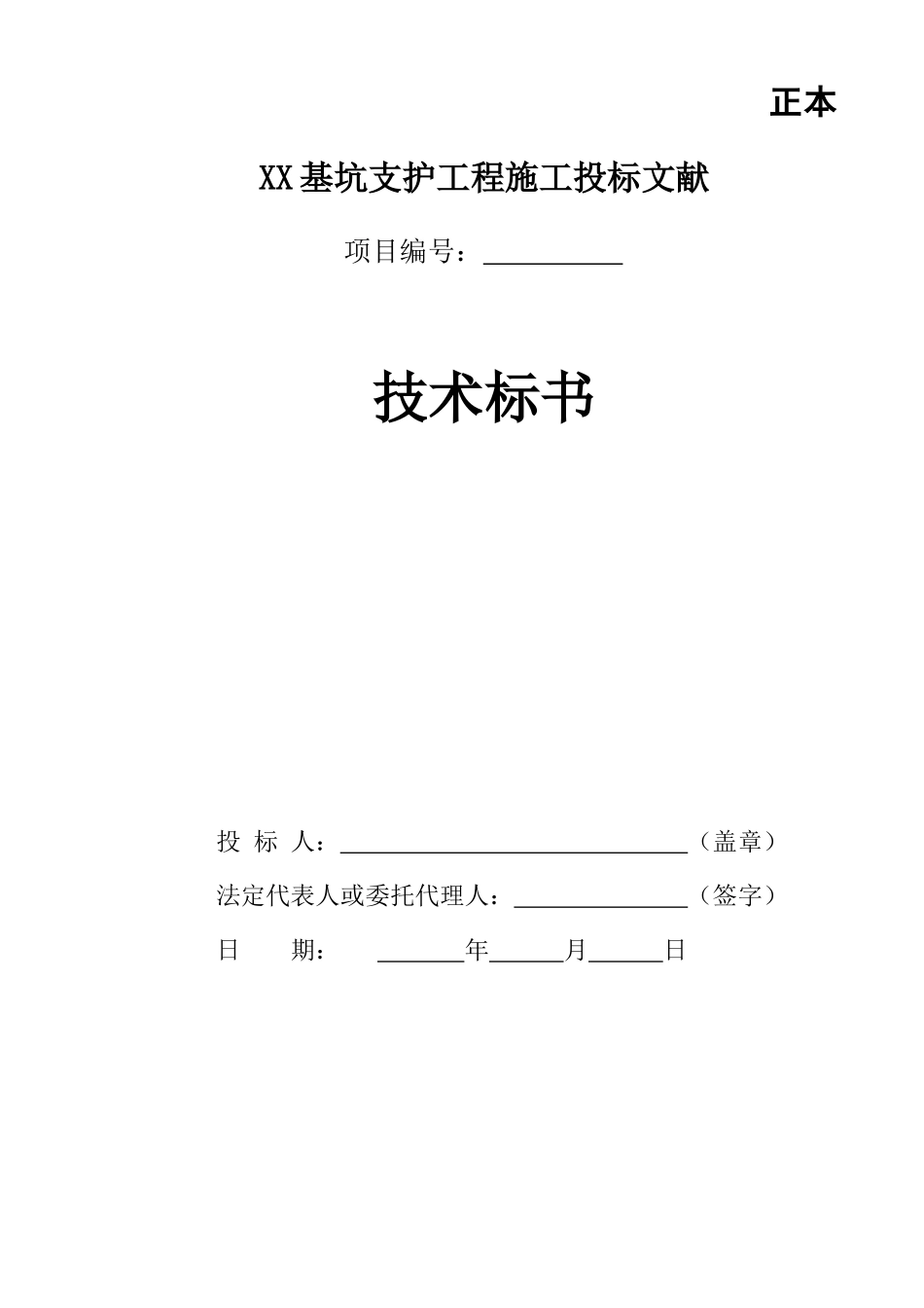 2025年东莞基坑支护工程施工投标施工组织设计全套方案范本_第1页