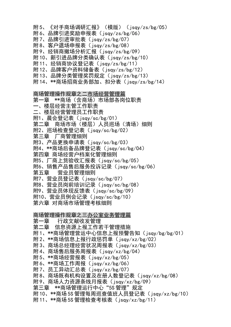 2025年红星美凯龙商场全套管理制度_第2页