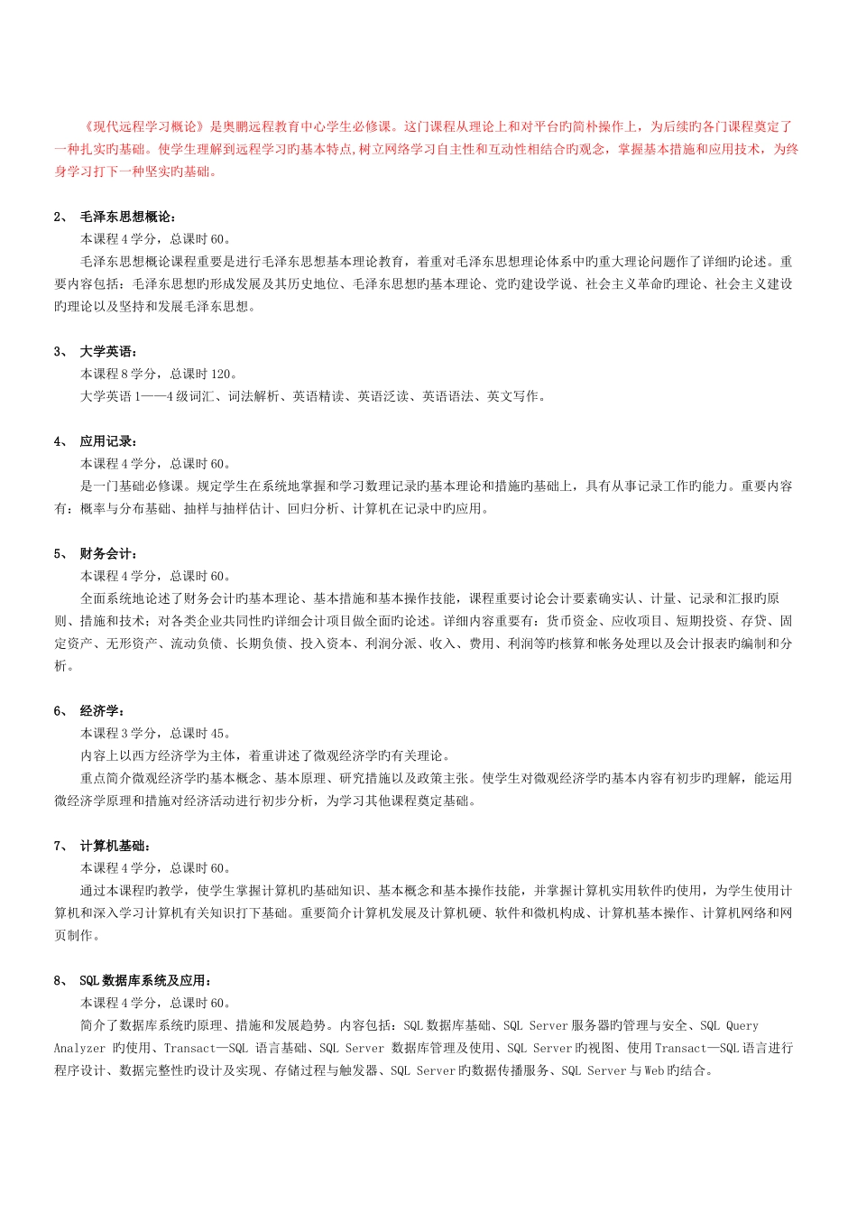 2025年房地产经营与管理专业专升本教学计划_第2页